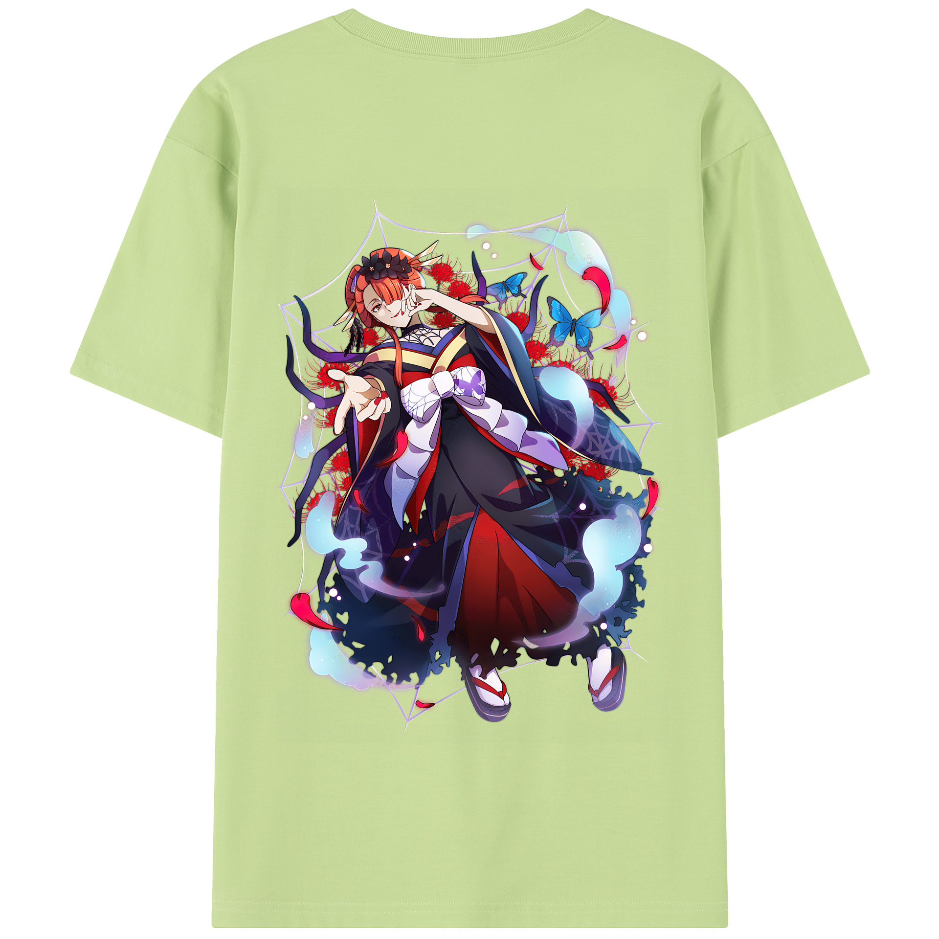 （画像用） 文豪ストレイドッグス Bungo Stray Dogs 綿100％半袖Tシャツ（背面プリント）